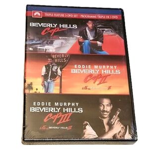 ⚡3/$20⚡*NEW* BEVERLY HILLS COP Triple Feature 3-DVD Set Eddie Murphy Comedy